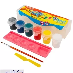 گواش 6 رنگ آریا (طلقی) مدل 1