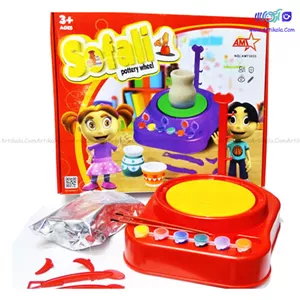 چرخ سفالگری کودک مدل AMT3033 با کابل usb