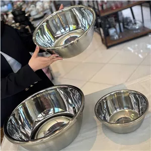 لگن استیل مدل گرد 