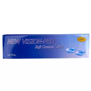 لنز رنگی چشم نیو ویژن پرو رنگ کاراملی دور مشکی (NEW VISION-PRO) مدل Caramel