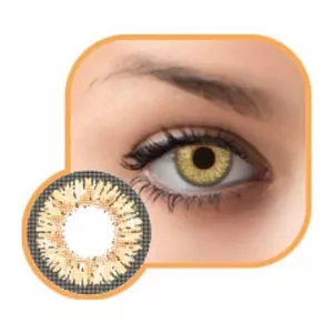لنز چشم رنگی گلامور (GLAMOUR) مدل عسلی کد 7 (Hazel7)