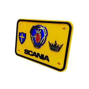 آرم تزئینی طرح مستطیل پلکسی برجسته مدل SCANIA-Y (ارسال رایگان)