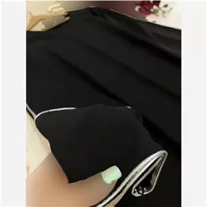 ماکسی عبا زنانه مدل ژینا جنس کرپ الیزه درجه یک سایز 40 تا 50
