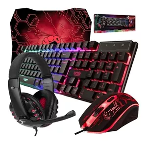 ست گیمینگ اورزلی مدل RX-250-ESSENTIAL-PACK، سوییچ ممبران، Full-Size، نورپردازی LED RGB