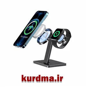شارژر بی سیم ایوا ایستاده مدل EWA MS-02 2 in 1 اورجینال استعلام بگیرید لطفا