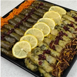 دلمه برگ مو و کلم خانگی
