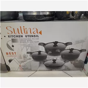  سرویس قابلمه گرانیتی 8پارچه ضخیم درجه1 باجعبه کادویی ارسال رایگان وفوری 