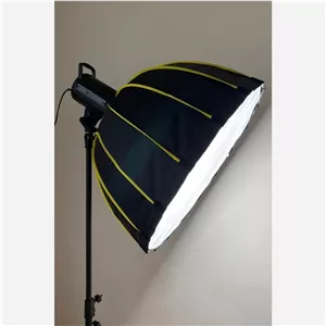 سافت باکس پارابولیک پرتابل Softbox 90cm همراه با گرید سایز 90 ( قابلیت نصب روی انواع ویدیو لایت ها )