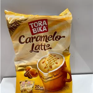 قهوه فوری تورابیکا کاراملو لاته (TORA BIKA Caramelo Latte) بسته 20 عددی