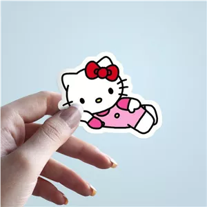 استیکر Hello Kitty Lying down