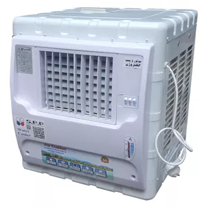 کولر آبی قابل حمل 2800 مدل RS2800J 2800 CFM رومیزی 50×50×50 سانتیمتر آهن ضدزنگ