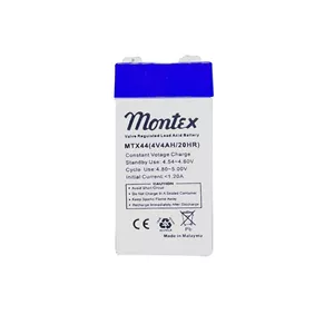 باتری سیلد اسید 4 ولت 4 آمپر مونتکس Montex