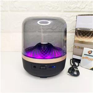 اسپیکر کهکشانی شیشه ای بلوتوثی فلش رم Aux خور رقص نور RGB کیفیت فوق العاده قابل حمل صدای عالی