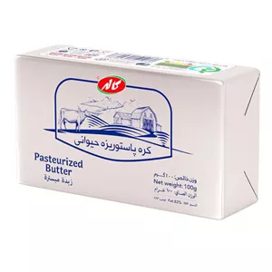 کره پاستوریزه حیوانی کاله 100گرم 6260161539977