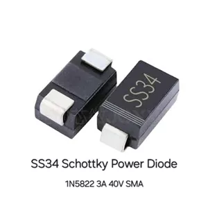 دیود شاتکی 3A-40V سری SS34 پکیج SMA