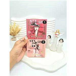 پالت سایه کتابی آنالیدی طرح دختر فشن Miss Vanessa کد 0015