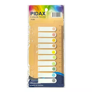 کاغذ یادداشت چسب دار پیداکس طرح انگشتی سایز 41 سانتی متر بسته 10 عددی 9RX
