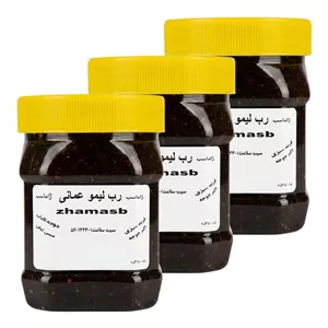 رب لیمو عمانی ژاماسب 400 گرم بسته 3 عددی
