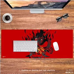 ماوس پد هومرو مدل HX217 طرح Samurai سایز 40x100 سانتیمتر - با بهترین کیفیت