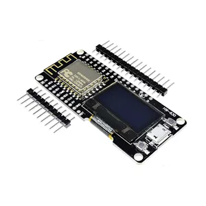 برد توسعه NodeMCU با ماژول ESP-12E و مبدل CP2102 و OLED