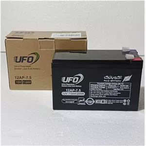 باتری12ولت7 5آمپرساعتUFO(کد720) باتری خشک یواف اوUFO باطری یوپی اس و موتورسیکلت 7 5 آمپر باطری7 5ر باتری باطری یو پی اس