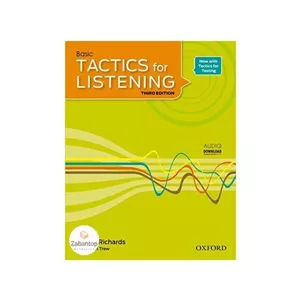 کتاب تکتیکس لیسنینگ بیسیک Tactics for Listening Basic 3rd