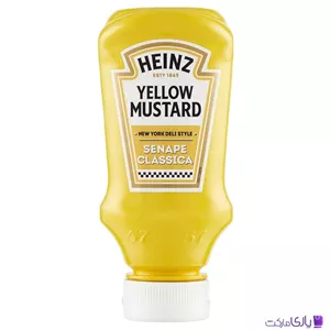 سس خردل ملایم زرد هاینز Heinz مدل نیویورک دلی استایل حجم 220 میل