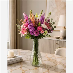 گلدان شیشه ای تیام مدل ویکتوریا