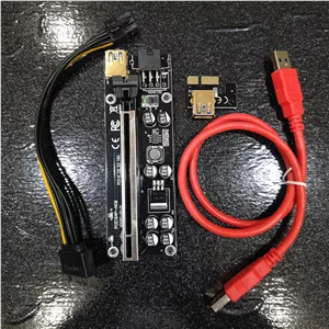 رایزر کارت گرافیک تبدیل PCI EXPRESS X1 به X16 مدل 8 خازن 009s plus
