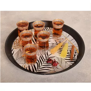 سینی مهروز مدل S-6002-85 طرح برگ ارسال پس کرایه 