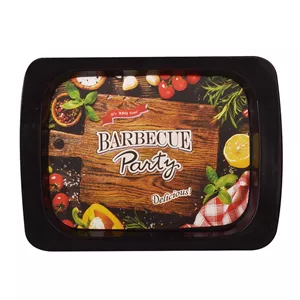 سینی مهروز مدل SE-2001-688 طرح BARBECUE ارسال پس کرایه 