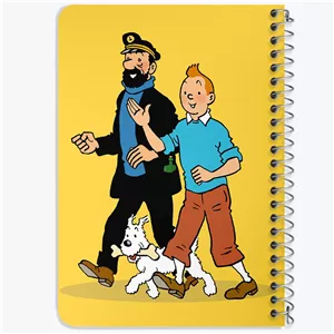 دفتر لیست خرید 50 برگ خندالو طرح تن تن (Tintin) کد 38211