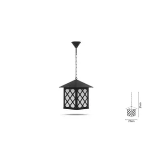 چراغ حیاطی محوطه باغی آلمینیوم مدل کارن شب تاب