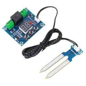 ماژول کنترل و سنجش رطوبت خاک XH-M214 با رله و نمایشگر سون سگمنت