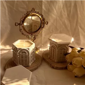 بیس خام بانکه  شات شمع طرح عمارت سنگ مصنوعی 