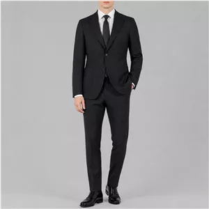 کت و شلوار دو دکمه کلاسیک خاکستری