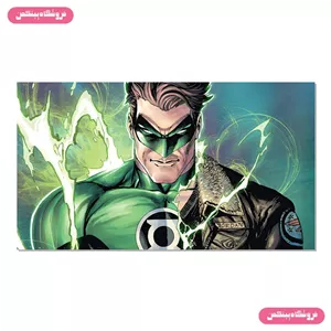 تابلو شاسی پینکمن طرح کمیک گرین لنترن Comic Green Lantern 3 Jm