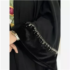 چادر جده آستین مخمل مدل یاسمین