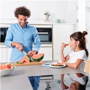 سرویس چاقو 3 پارچه با تیغه استیل و با دسته پلاستیک تفال مدل K2323S74
