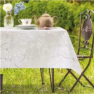 رومیزی مادام کوکو مدل Exorde Gray سایز 140x100 سانتیمتر