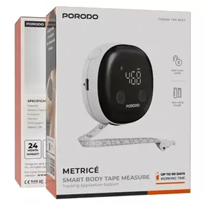 متر نواری هوشمند بدن پرودو مدل Porodo METRICE Smart Body Measure Tape With Bluetooth PDER30