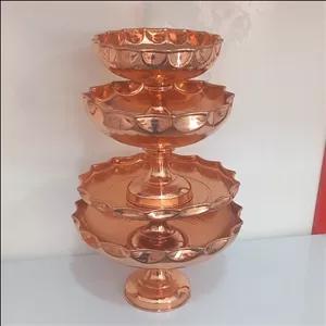 سرویس پذیرایی مسی مدل آفتابگردان نانوشده زنجان 