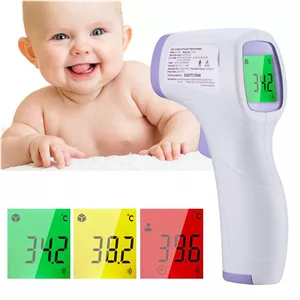 تب سنج غیر تماسی دیجیتالی صفحه رنگی درجه یک اصلی مدل AD801