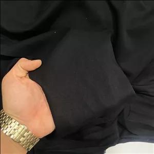 پارچه نخی کجراه مشکی جت بلک فوق العاده با کیفیت و جت بلکه 150
