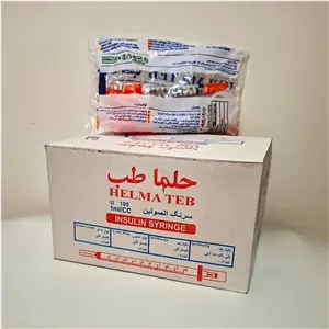 سرنگ انسولین گیج 30 سرسوزن ثابت حلما طب(بسته 100 عددی)