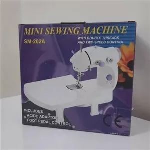 مینی چرخ خیاطی دارای میز تاشو مدل SM202A