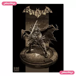 پوستر چسب دار پینکمن طرح بتمن سامورایی Samurai Batman 25 Jm