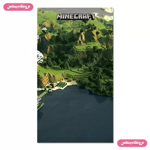 پوستر چسب دار پینکمن طرح بازی ماینکرفت شیدرها Minecraft Shaders 11 Jm