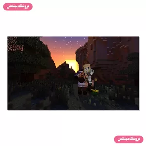 پوستر چسب دار پینکمن طرح بازی ماینکرفت دنج Minecraft Cozy 4 Jm