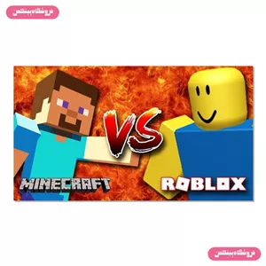 پوستر چسب دار پینکمن طرح بازی ماینکرفت Roblox Roblox Minecraft 42 Jm